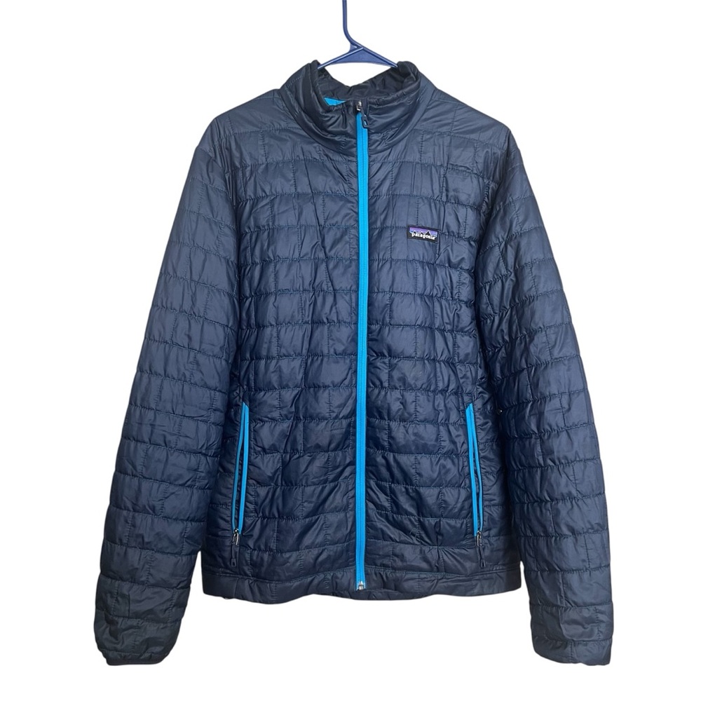 Patagonia Men’s Nano Puff Jacket SZ M Blue Gorpcore Lightweight Outdoors - Picture 1 of 13